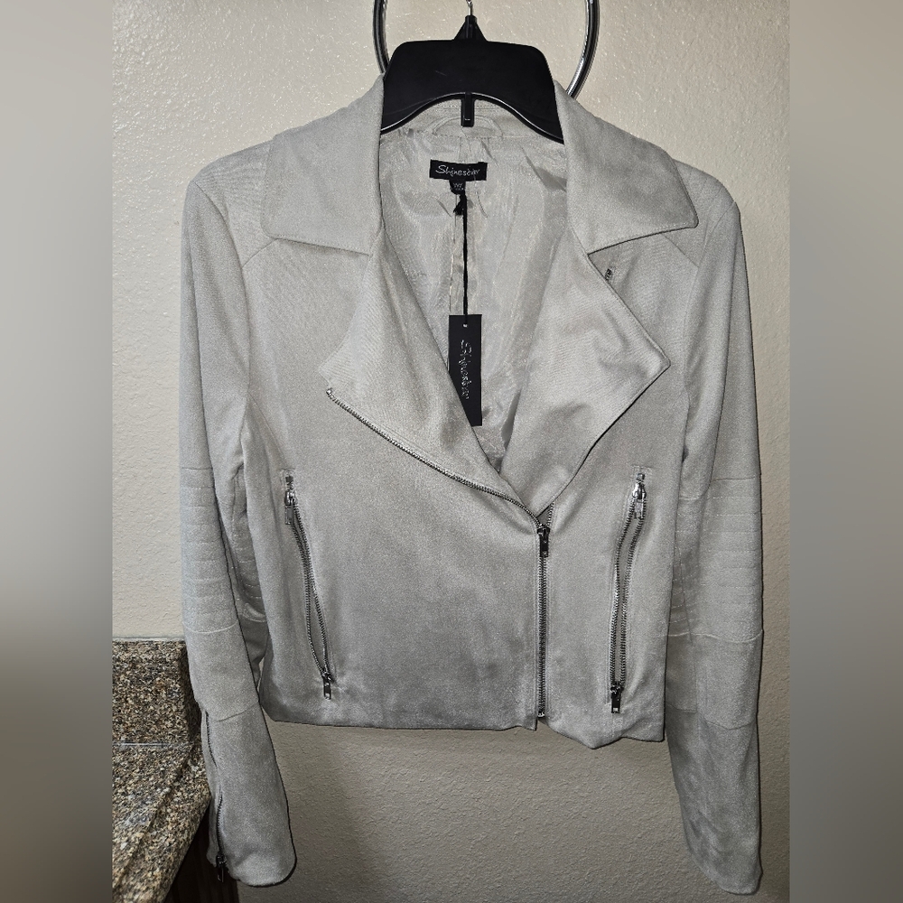 NWT Suede Motto Jacket Size Medium